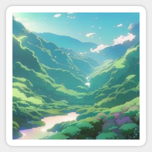 Valley of Manga Wonders Sticker